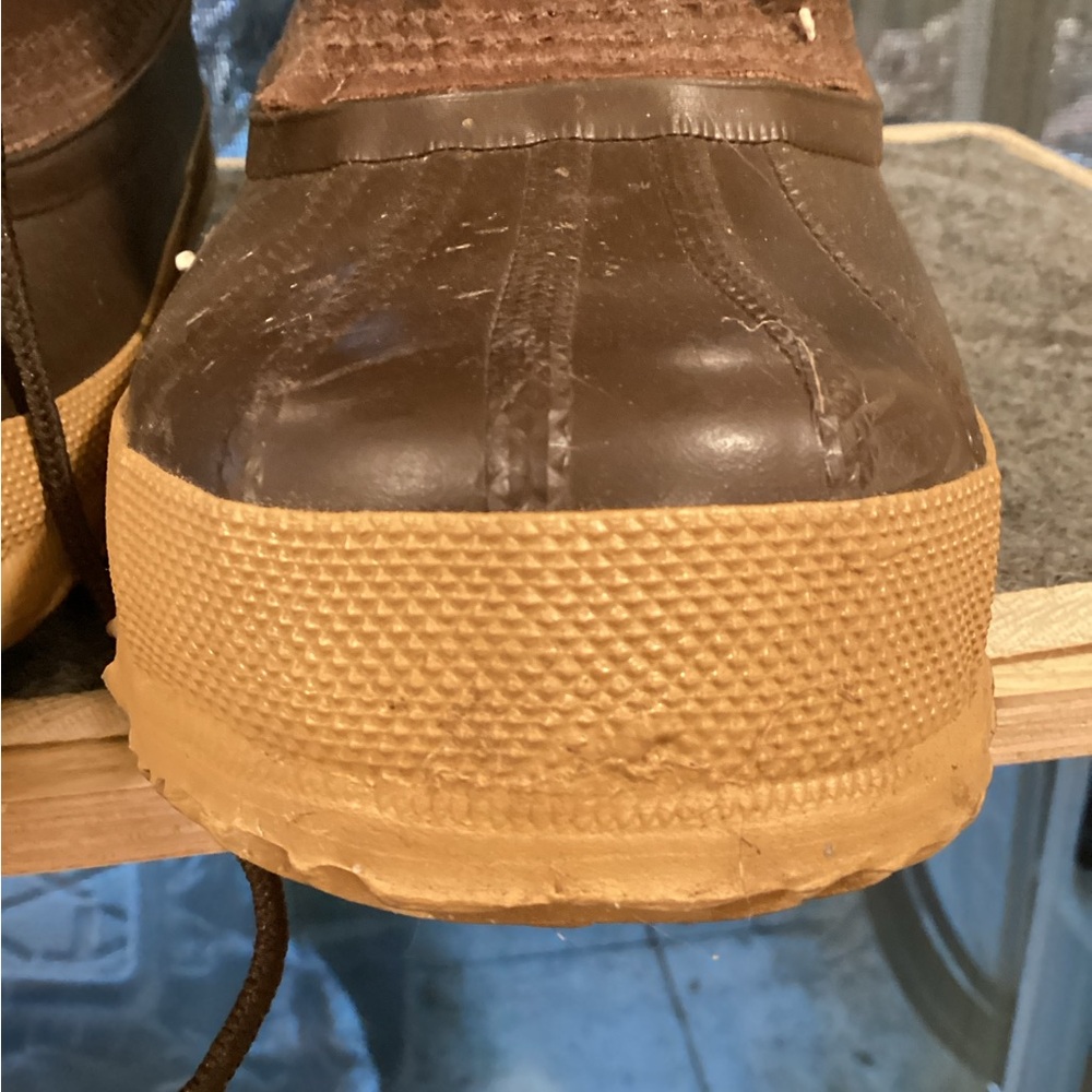 VTG woman’s Eddie Bauer and Sorrell Collab duck boots 7 RARE - Picture 4 of 8